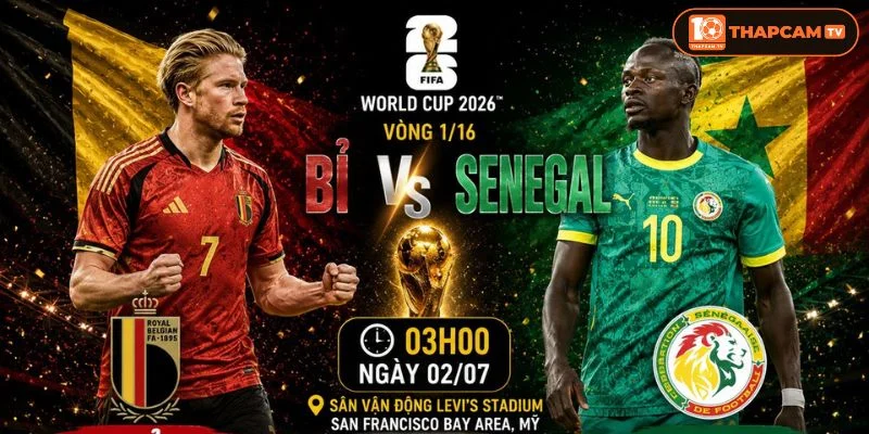 Soi kèo nhà cái Bỉ vs Senegal là kèo đấu khó đoán biết bậc nhất của vòng 32.